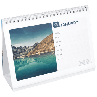 Wochentischkalender zum Aufstellen, DIN A6 quer, Innenteil