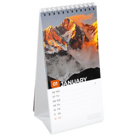 Wochentischkalender zum Aufstellen, DIN lang hoch, Innenteil