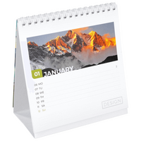 Wochentischkalender zum Aufstellen, Quadrat (148 x 148 mm), Innenteil