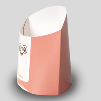 Wrap Verpackung mit Automatikboden (Durchmesser 6,5 cm - Höhe 13,1 cm), Vorderseite