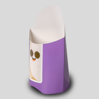 Wrap Verpackung mit Automatikboden (Durchmesser 7 cm - Höhe 8,7 cm), Vorderseite