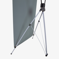 Banner, farbig bedruckt, details