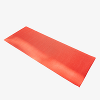 Yogamatte rutschfest liegend rot