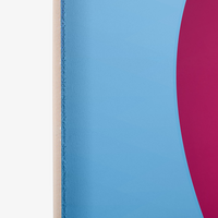 Banner, farbig bedruckt, details