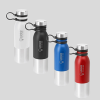 Edelstahlflasche, farbig bedruckt, Motiv