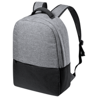 Zweifarbiger Laptop-Rucksack aus RPET, ohne Werbeanbringung