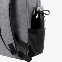 Zweifarbiger Laptop-Rucksack aus RPET, offen