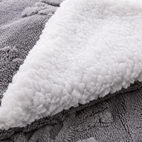 Zweilagige Fleecedecke aus RPET-Korallenfleece, Innenseite