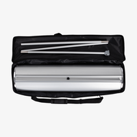 Bannerdisplay, farbig bedruckt, Gestell mit Tasche